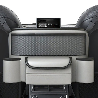 Multi-Pocket Back Seat Organizer for Cars - Easy Installation and Access with Durable Polyester Compartments 5