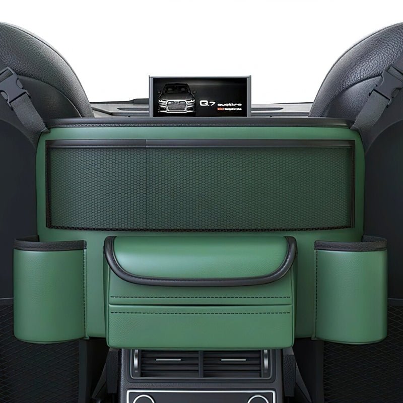 Multi-Pocket Back Seat Organizer for Cars - Easy Installation and Access with Durable Polyester Compartments 7