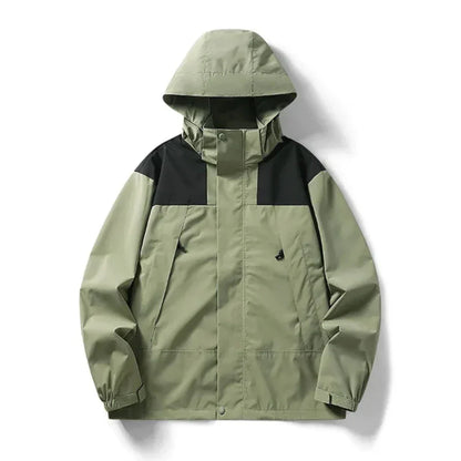 Men Waterproof Hooded Windbreaker | Enzo