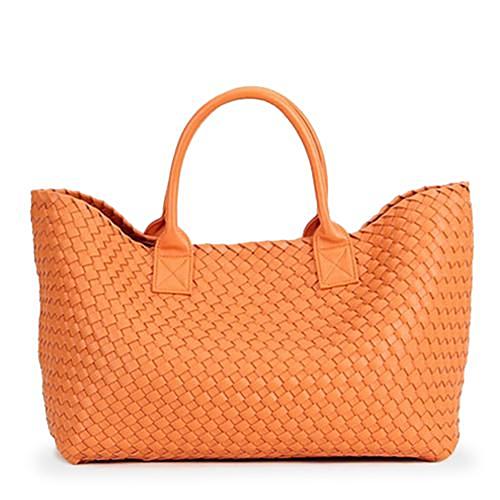 Faux Leather Woven Bags | Nizza