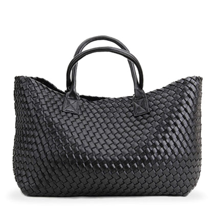 Faux Leather Woven Bags | Nizza