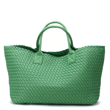 Faux Leather Woven Bags | Nizza