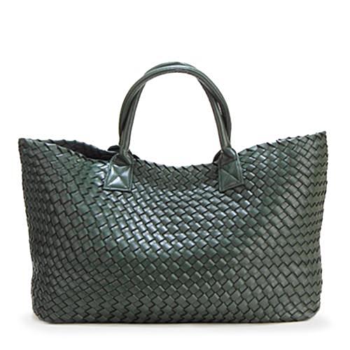 Faux Leather Woven Bags | Nizza