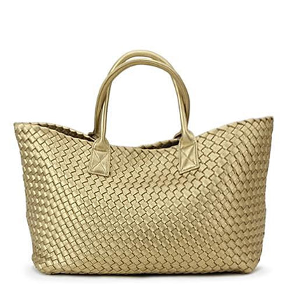 Faux Leather Woven Bags | Nizza