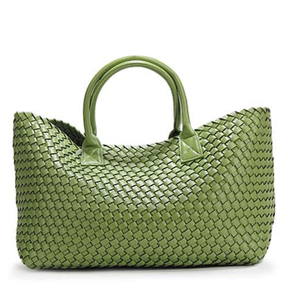 Faux Leather Woven Bags | Nizza