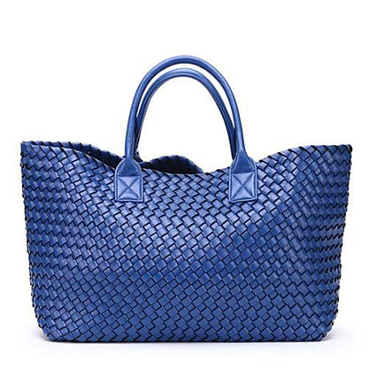 Faux Leather Woven Bags | Nizza