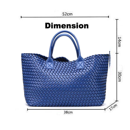 Faux Leather Woven Bags | Nizza