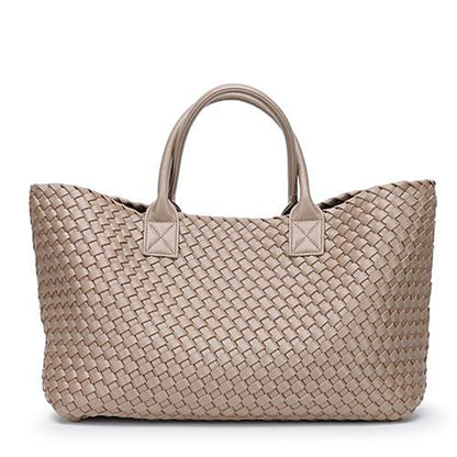 Faux Leather Woven Bags | Nizza