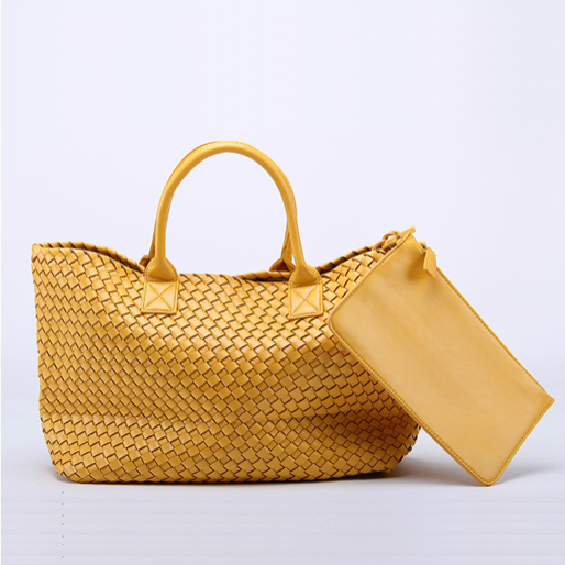 Faux Leather Woven Bags | Nizza