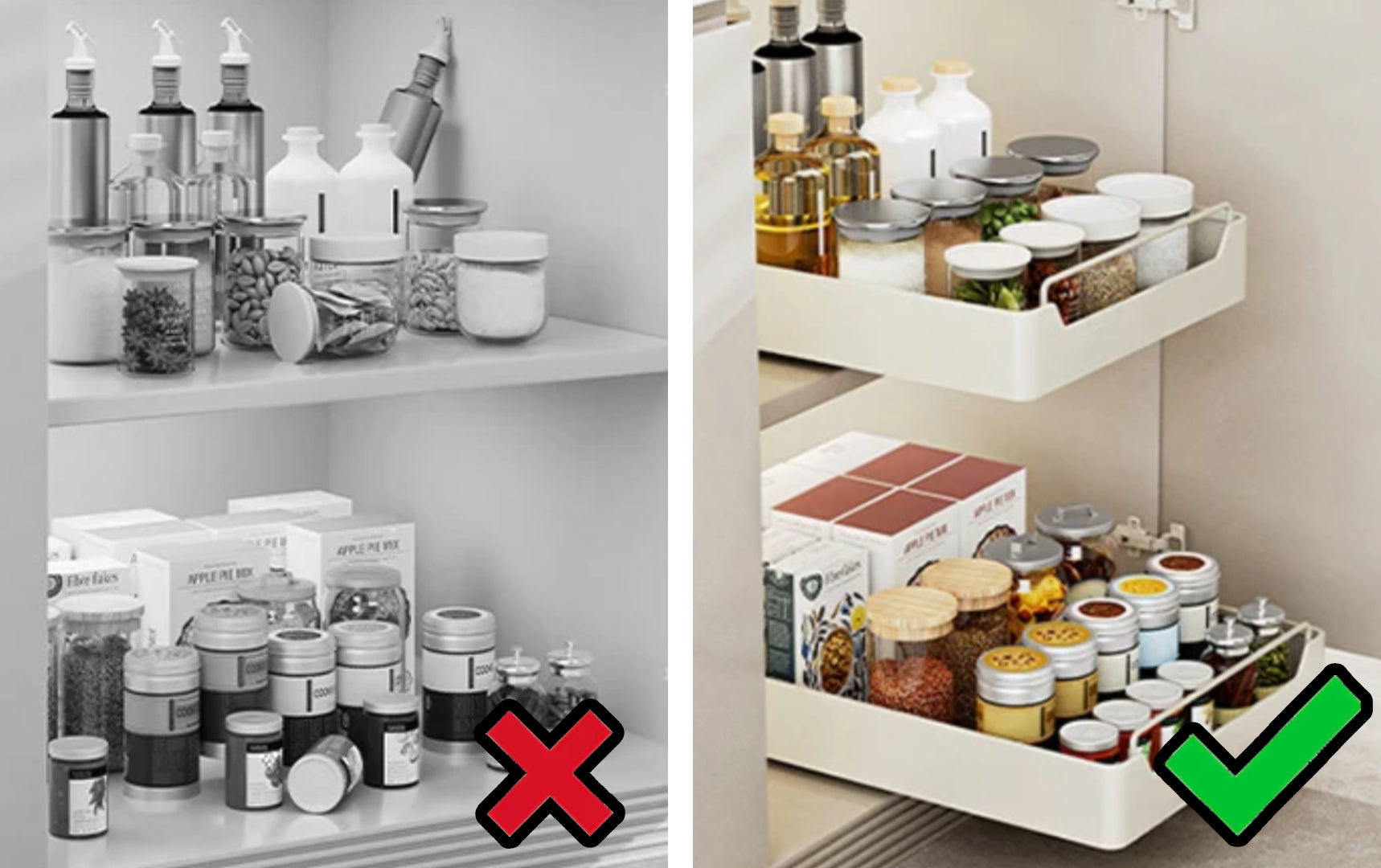 Drawer Organizer Self-Adhesive Carbon Steel | EasySlide 4