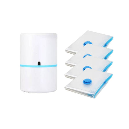Vacuum Storage Bags Set for Clothes with Electric Pump | Space Saver Solution 1