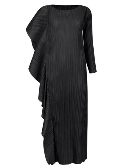 Variant image for Women Midi Dress Blue Polyester | Coleen-2