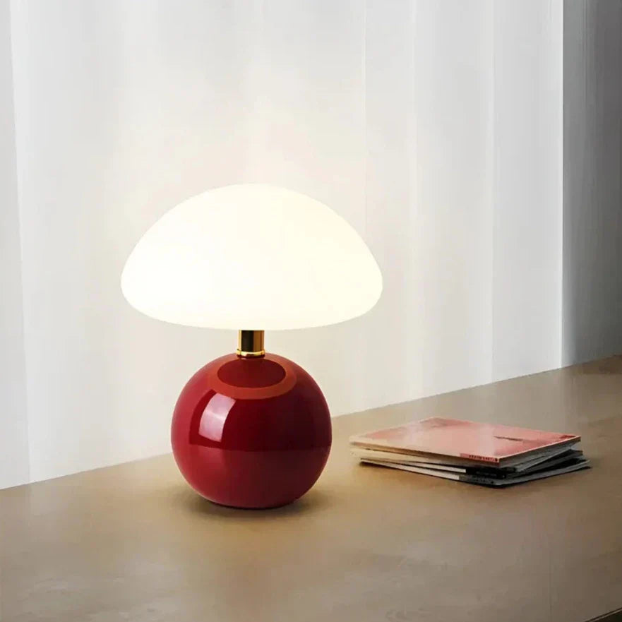 Home Decorative Lamp Mushroom Design Plastic | Cozy Glow-3