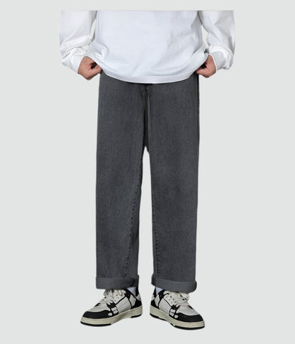 Women Wide Leg Pants Blue Denim | Classic Style-2