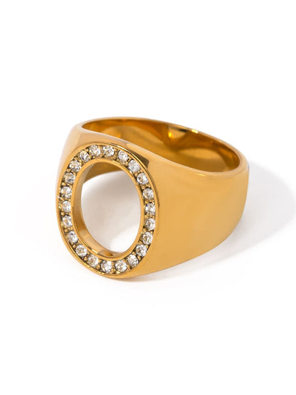 Women Silver Ring Zinc Alloy | Elegant Chic-4