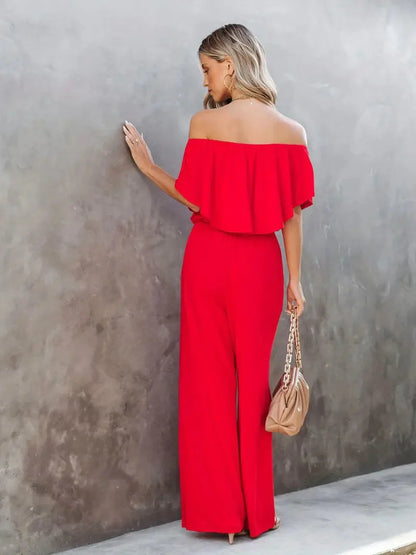 Off-Shoulder Jumpsuit | Grace