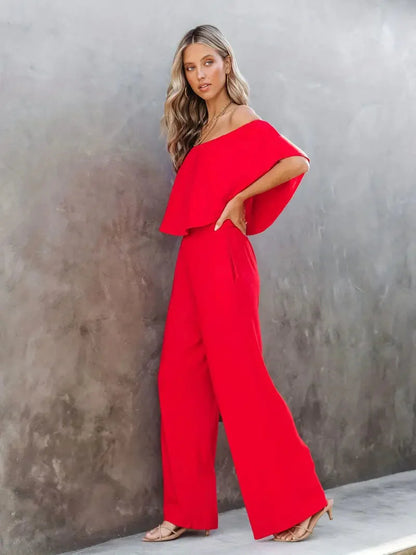 Off-Shoulder Jumpsuit | Grace