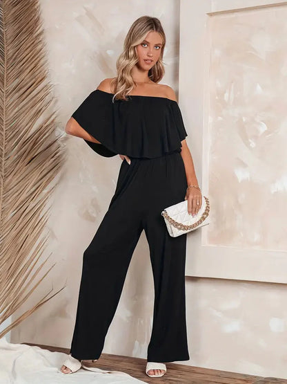 Off-Shoulder Jumpsuit | Grace