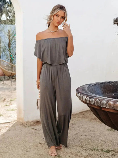 Off-Shoulder Jumpsuit | Grace