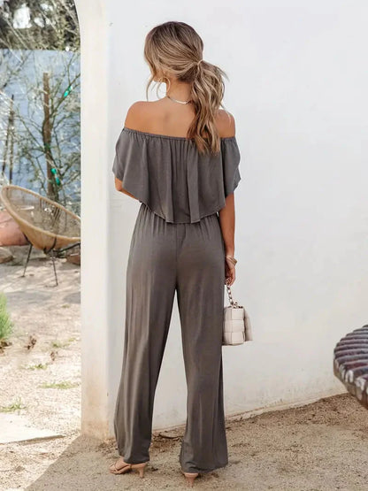 Off-Shoulder Jumpsuit | Grace