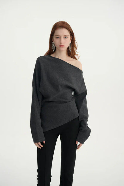Women Asymmetrical One-Shoulder Top | Ilara