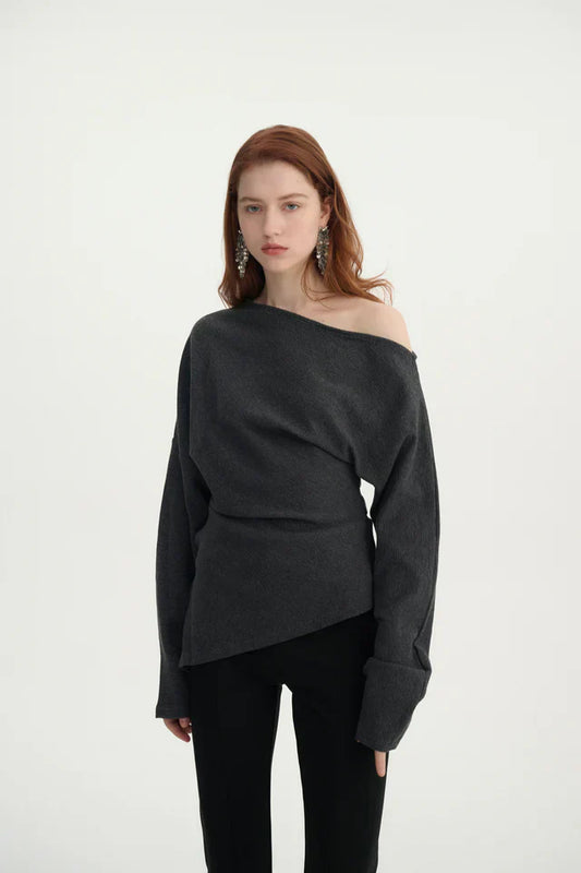 Women Asymmetrical One-Shoulder Top | Ilara