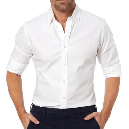 Variant image for Men's Zip Closure Shirt Black Premium Fabric | Sean-29