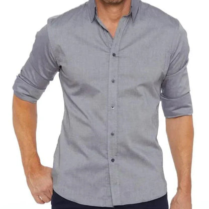 Variant image for Men's Zip Closure Shirt Black Premium Fabric | Sean-15