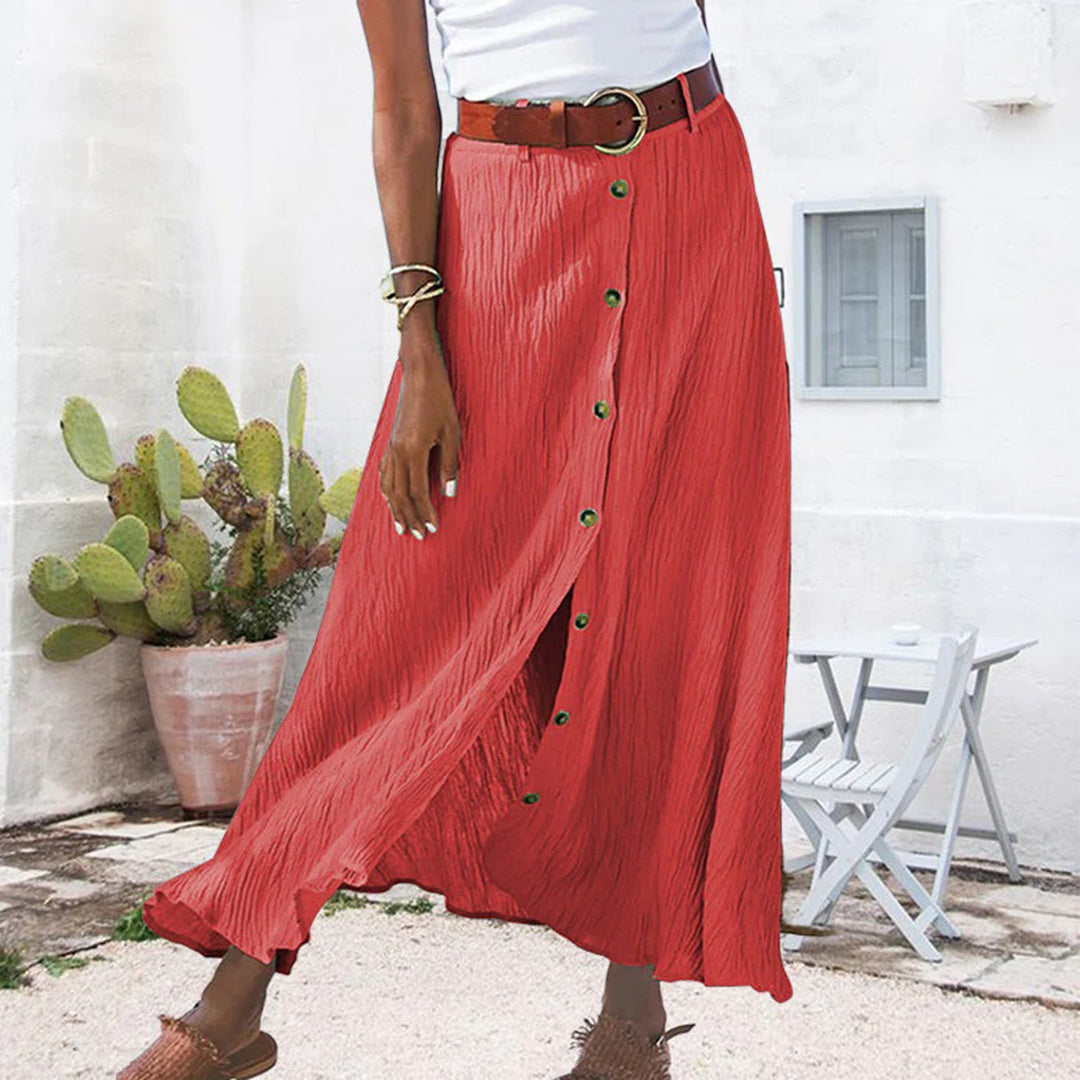 Bloom | Breezy Button-Down Maxi Skirt