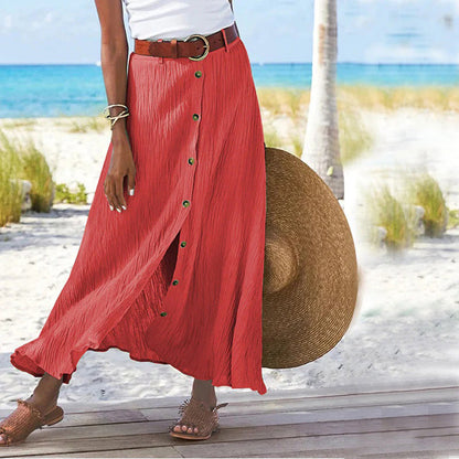 Bloom | Breezy Button-Down Maxi Skirt