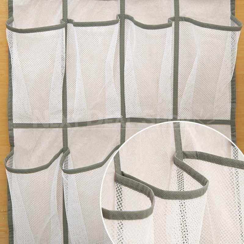 Over the Door Shoe Organizer with 24 Mesh Pockets – Durable Space-Saving Shoe Storage Solution for Homes 1