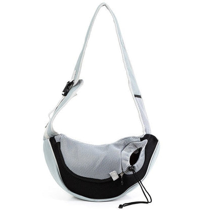 Variant image for Unisex Pet Carrier Bag Black Mesh | WagCrossBag-4