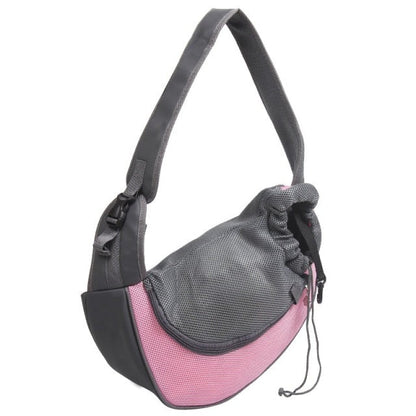 Variant image for Unisex Pet Carrier Bag Black Mesh | WagCrossBag-5