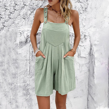 Casual Linen Romper | Meadow