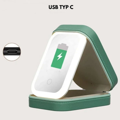 Portable Makeup Case with LED Mirror – Water-Resistant Cosmetic Bag for Travel and Daily Use 6