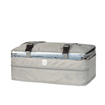 Portable Travel Organizer with Triple Hanging Pockets – Space-Saving Luggage Solution for Efficient Packing and Laundry Separation 4