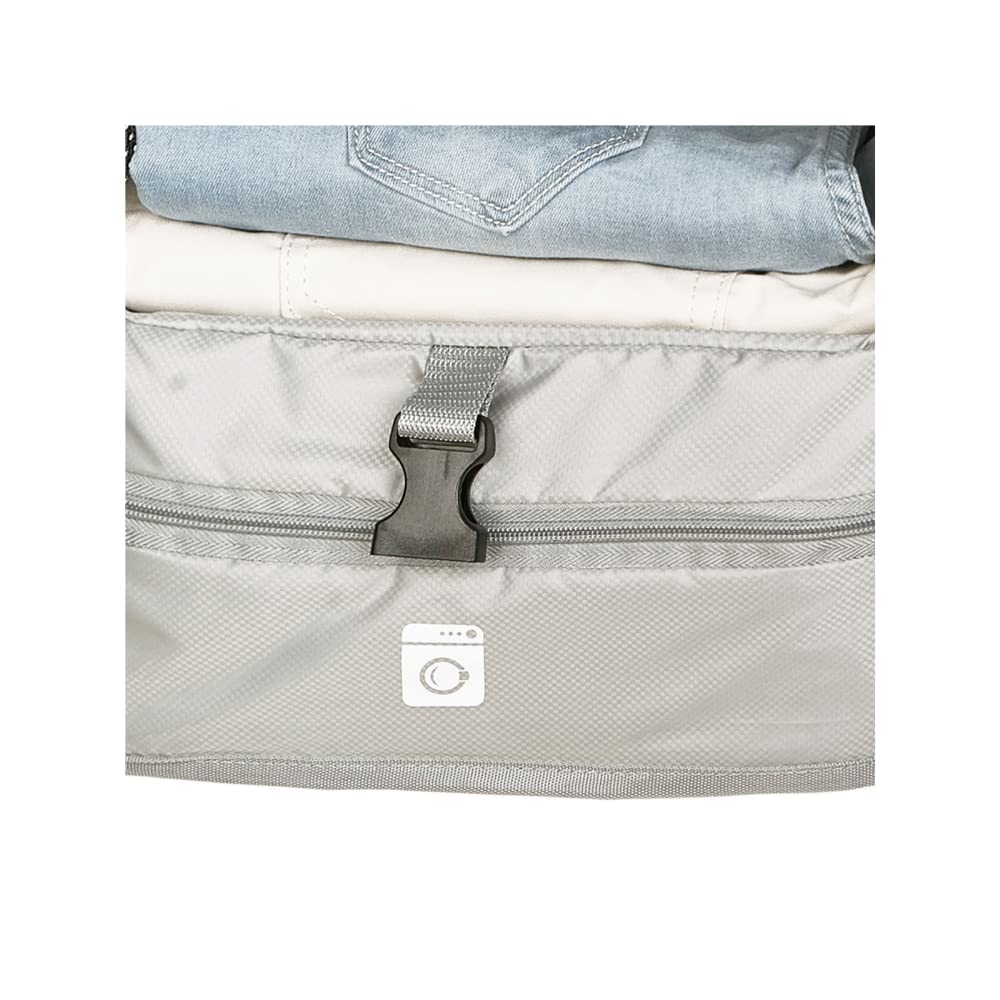 Portable Travel Organizer with Triple Hanging Pockets – Space-Saving Luggage Solution for Efficient Packing and Laundry Separation 5