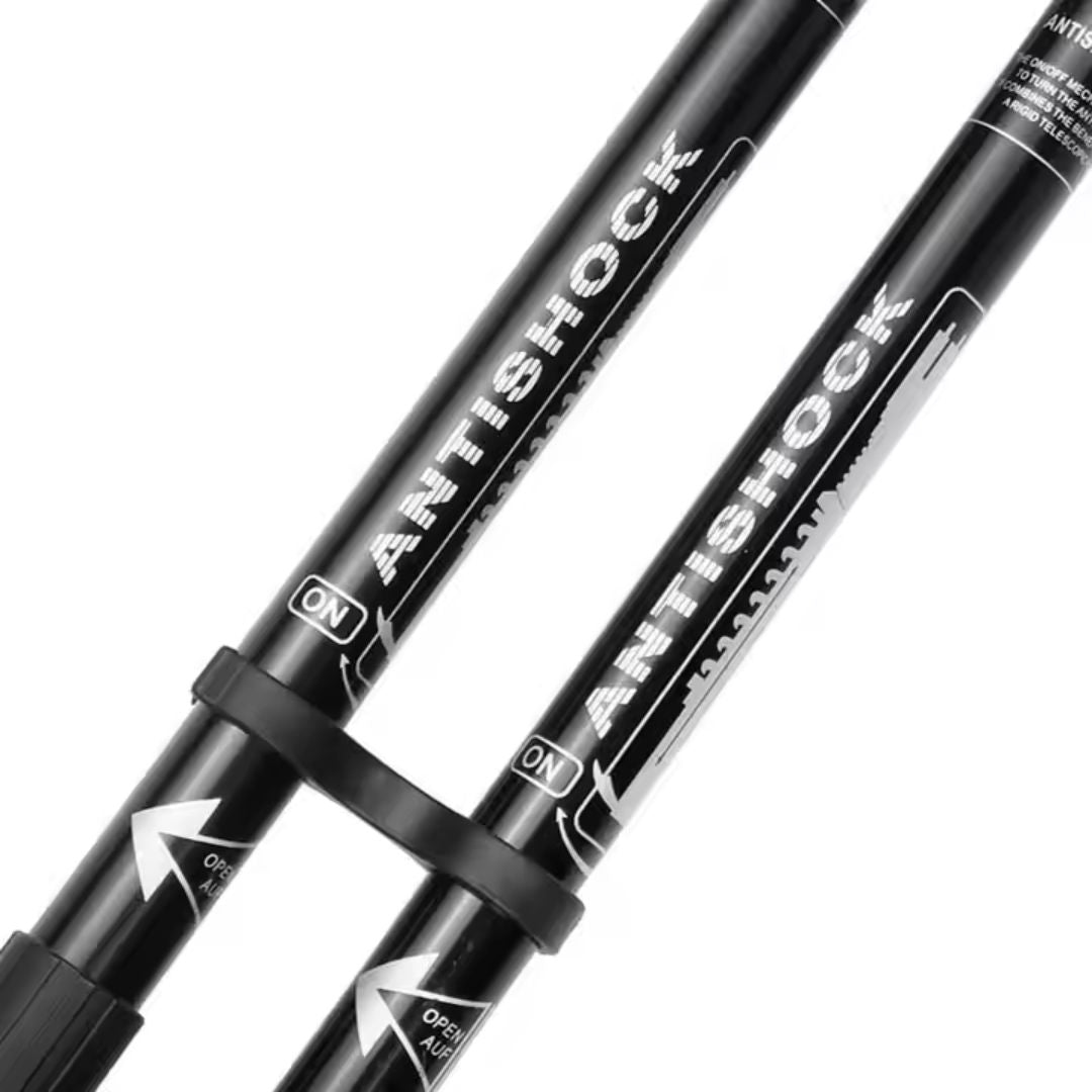 Premium Adjustable Collapsible Hiking Poles – Lightweight Shock-Absorbing Trekking Sticks for All Terrains 1