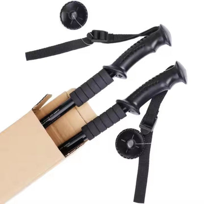 Premium Adjustable Collapsible Hiking Poles – Lightweight Shock-Absorbing Trekking Sticks for All Terrains 2
