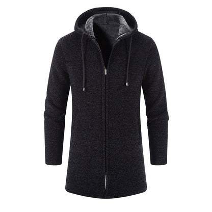 Men Hooded Zip-Up Coat | Theo