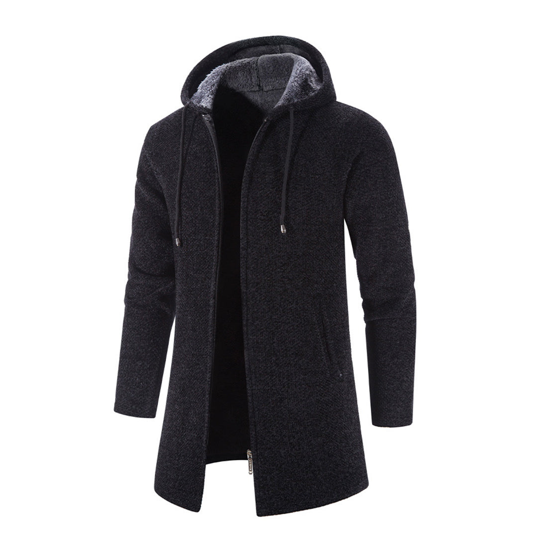 Men Hooded Zip-Up Coat | Theo