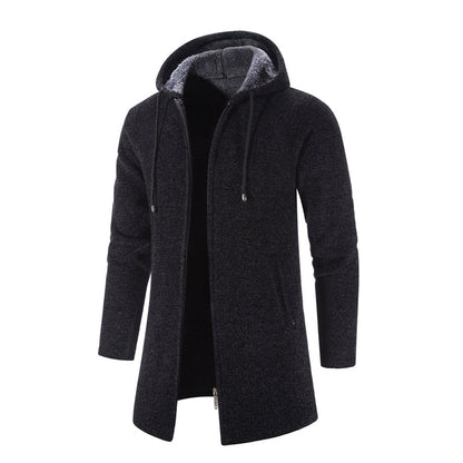 Men Hooded Zip-Up Coat | Theo