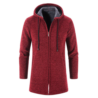 Men Hooded Zip-Up Coat | Theo