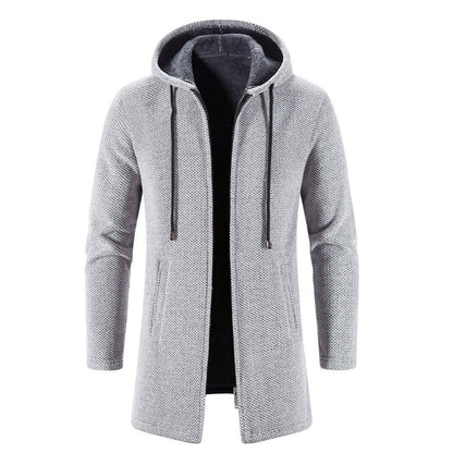Men Hooded Zip-Up Coat | Theo