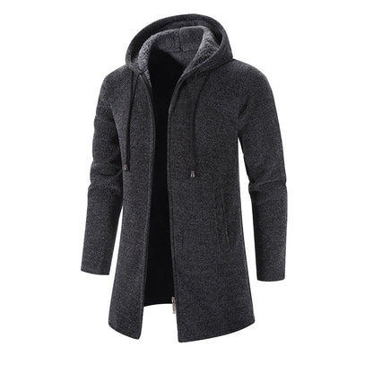 Men Hooded Zip-Up Coat | Theo