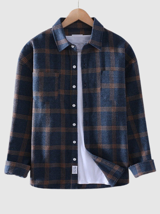 Classic Plaid Flannel Shirt | James