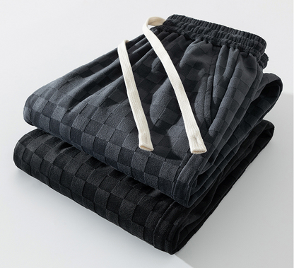 Men's Checkerboard Wide-Leg Pants | Alford
