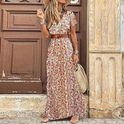 Boho Paisley Maxi Dress | Layla