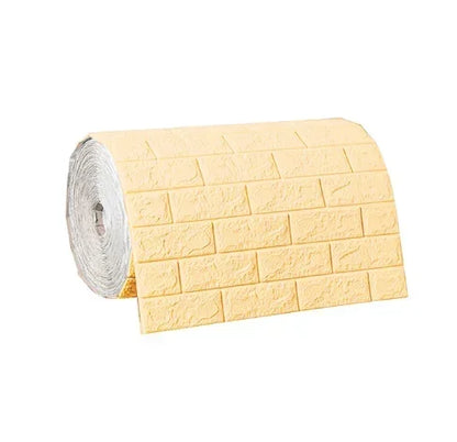 Retro 3D Imitation Brick Wall Sticker, Removable Self-Adhesive PE Foam Wall Decals for Living Room and Kitchen Decor 14