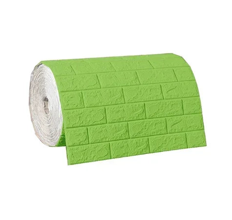 Retro 3D Imitation Brick Wall Sticker, Removable Self-Adhesive PE Foam Wall Decals for Living Room and Kitchen Decor 15